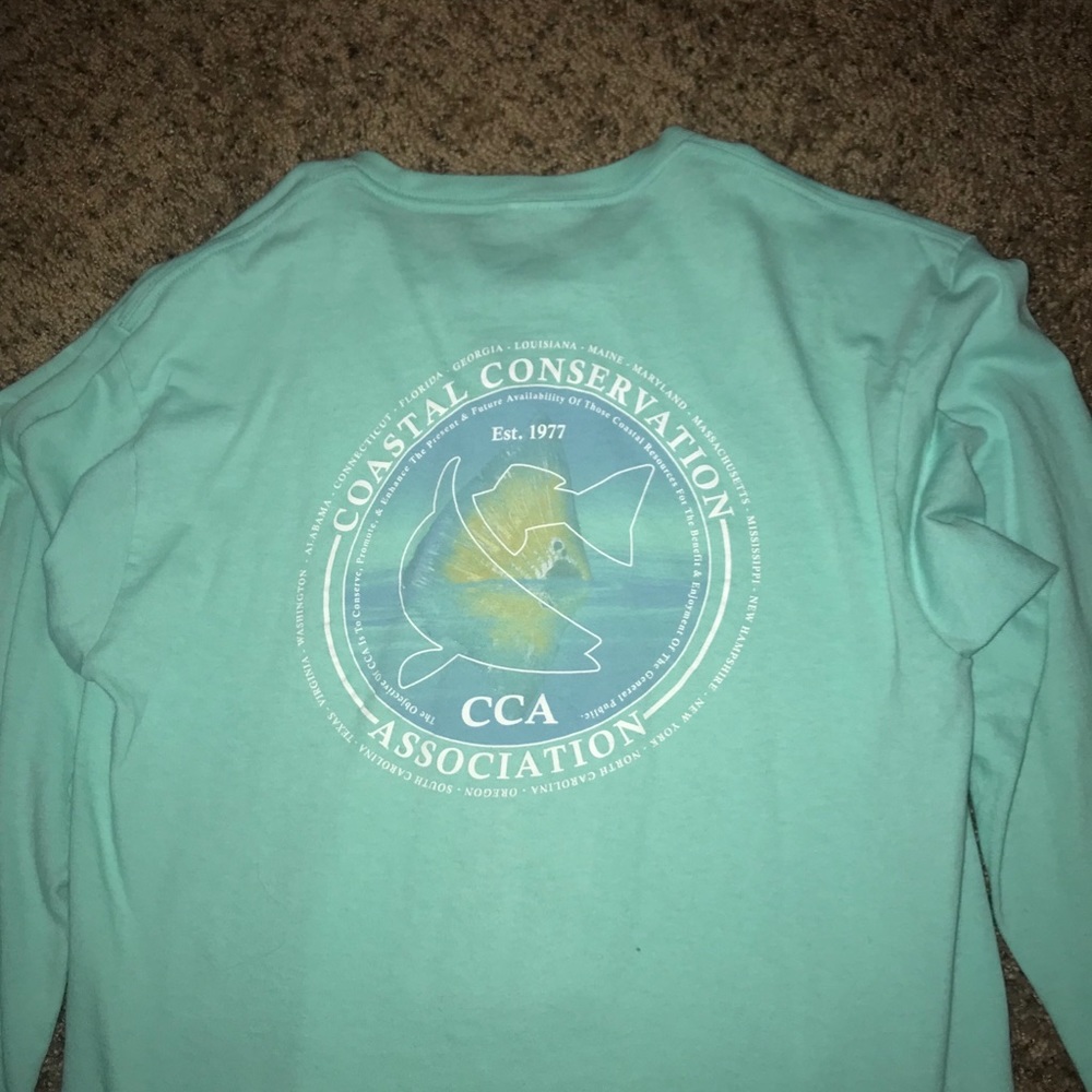 teal long sleeve